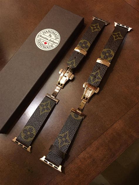 custom louis vuitton apple watch strap|Louis Vuitton watch band 44mm.